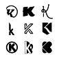 9个K字母设计