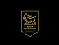 Logo for a financial school golden lion ui graphic design illustration logo