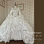 露易波旁 | 蓬帕杜夫人高定婚纱款 油画复原18世纪法式女袍婚礼裙-淘宝网