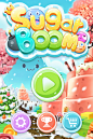 taoxiujin-作品《Sugar boom》游戏登陆界面Q版消除类游戏界面QQ︰752109737邮箱：taoxiujin@163.com(DE731)