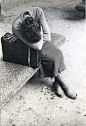 kvetchlandia:

John Bertolino      The Girl on the Bench, Italy      c.1950
