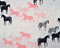 Equus (Horse) Scarf - Cream & Pink