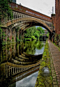 Reflection, Rochdale Canal, Manchester, England