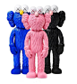 KAWS BFF (Set of 3, Kaws Pink, Black, Blue BFF) - Sculpture by KAWS