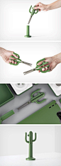 Taking inspiration from the iconic saguaro cactus, the Standing Scissors designed by Starley Leung is a fun little piece of stationery to own! The scissor sits unsuspectingly on your desk, docked into its cactus-stem base, while the cactus’s arms form the