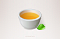 写实茶杯图标设计UI