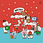 #LINE FRIENDS_CREATOR# #BT21# 吵吵闹闹快乐的假日派对开始啦！<Holiday in BT21 Town> 冬季主题图库来了，#BT21_LFCR创意挑战# 再度来临！即日起至12月23日，带话题上传你的定制作品并@BT21_official ,抽取10名最佳创意粉丝送上100元定制优惠券！@微博抽奖平台 ​​​​