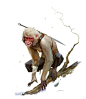 Fire Monkey , Mauro Belfiore : Character design sketch for a personal project