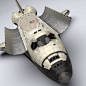 High Poly Space Shuttle / Cockpit, Chris Kuhn : A high poly model of the STS Orbiter and Flight Deck.  The flight deck is actually a separate model from the rest of the shuttle, but they do go together