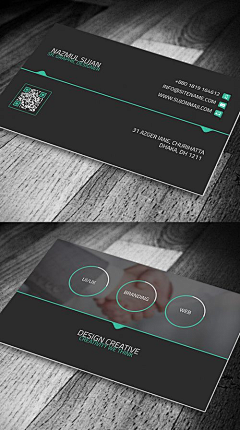 Designer-Wei采集到平面设计——名片