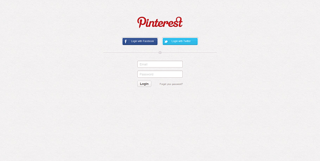 Pinterest / Login