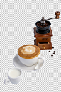 拿铁咖啡饮品饮料PNG免抠摄影图-众图网