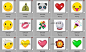48个创意可爱emoji聊天表情装饰图案矢量AI PNG设计素材png365-淘宝网