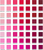 Pink Pantone Chart