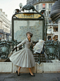 1950s-1960s' Dior , photo by Mark Shaw ​​​​