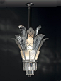 Art Deco Chandelier #silver  I've always loved Art Deco Style, thanks to my Pa. I'd love to make my Cafe all Art Deco. BW