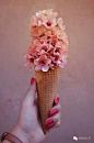 夏天辣么热，来一个清新的冰淇淋花束 冰淇淋花束 “甜而不腻”还有点小清新 融化了心里的一丝不悦