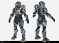 Cyclops MP armor for Halo 5 Guardians, Sam Brown : This MP armor was release with the recent Halo 5 content update Warzone Firefight. More info here.
https://www.halowaypoint.com/en-us/games/halo-5-guardians/updates/warzone-firefight