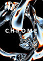 chrome #chrome #poster #graphic #design #experimental