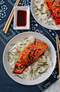 Salmon Teriyaki Bowls