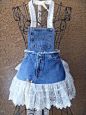 Denim Aprons - Redneck Girl Aprons  How cute!!  ;p
漂亮的围裙