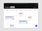 Projex - UX/UI calendar design of a project management platform