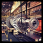 正在组装的F级燃气轮机在南卡罗来纳州格林维尔，在我们的能源工厂。 采取与Instagram的 - 看到更多http://generalelectric.tumblr.com/的