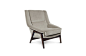 Upholstered velvet armchair INCA - BRABBU