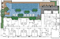 Blocs 77公寓屋顶花园平面图