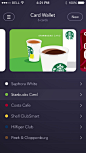 Card Wallet卡片列表页面设计，来源自黄蜂网http://woofeng.cn/