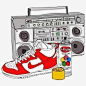 老式收音机鞋子高清素材 收音机 老式 鞋子 免抠png 设计图片 免费下载