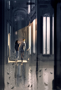 馍饭青年采集到画_插画_Pascal Campion