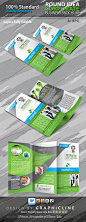 Round Idea Tri-fold Corporate Business Brochure - Corporate Brochures