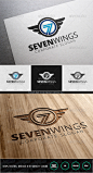 七个翅膀标志模板——数字标识模板Seven Wings Logo Template - Numbers Logo Templates2014标志,2015标志,有吸引力、商业、商业标志,cmyk,企业、创意,创意的标志,好,标志模板,不错,数字,数字7,对象,对象,打印,打印准备好了,准备好,7、时尚、独特,翅膀,翅膀 2014 logo, 2015 logo, attractive, business, business logo, cmyk, corporate, creative, creative