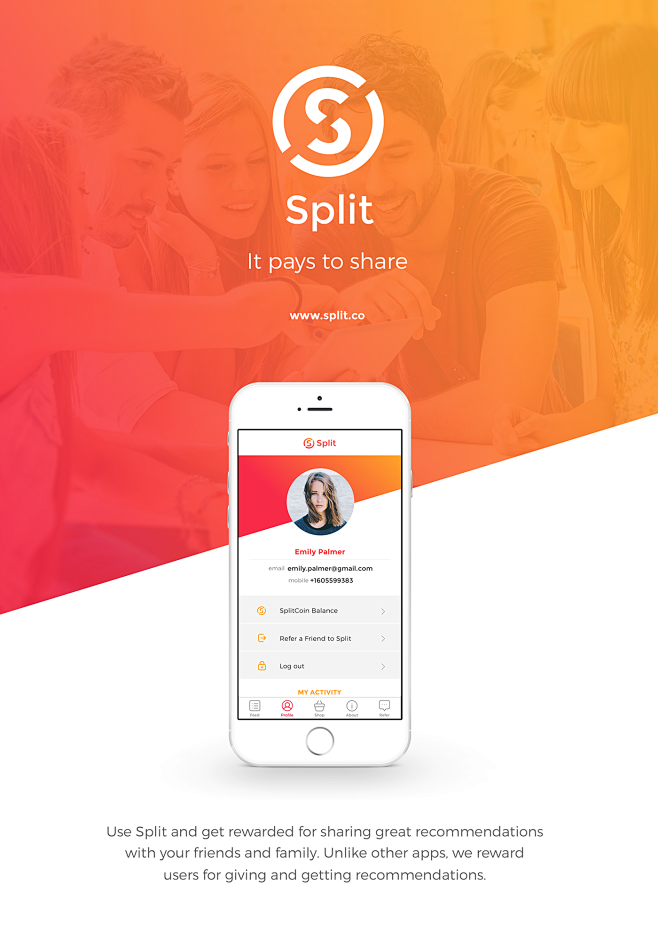SPLIT | iOS App : Na...