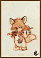 Little Angry Fox, Vipin Jacob : Drawing Studies
