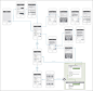 iPhone app UX flow map. #UX #iPhone #MobileDesign