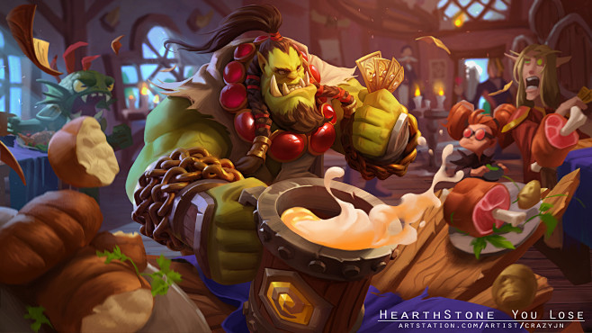 Thrall : cartoon sty...