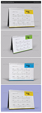 Photorealistic Calendar Mock-Ups 台历模型素材贴图模板源文件-淘宝网