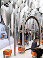 “流动的金属”展亭，上海 / 零几建筑 - 谷德设计网