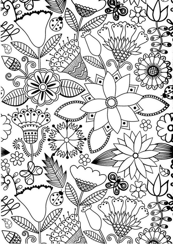 Coloring for adults ...