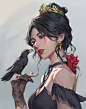  乌鸦与玫瑰 Crow and Rose