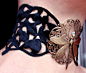 Steampunk Dragonfly choker by Pinkabsinthe