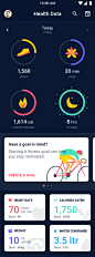 UI app 界面设计 健康类app