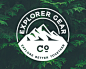ExplorerGear标志 户外 探险 山峰 雪山 徽标 登山 探索 商标设计  图标 图形 标志 logo 国外 外国 国内 品牌 设计 创意 欣赏