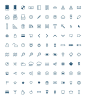 a set of 100 pixel-perfect icons