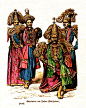 十九世纪晚期的锡兰、爪哇和暹罗服饰