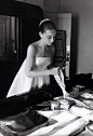 Audrey Hepburn, Rome, Italy. April 26, 1958.
