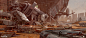 Destiny: Cabal Base, Dorje Bellbrook : An early concept of a Cabal base on Mars.
    
    Photoshop