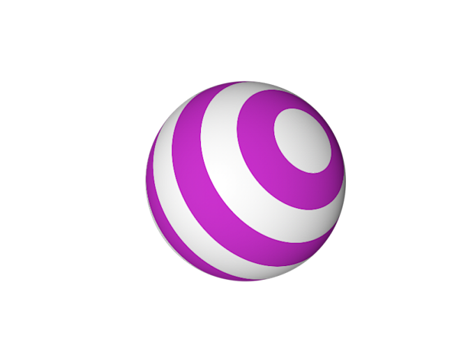 C4D球装饰球体条形球